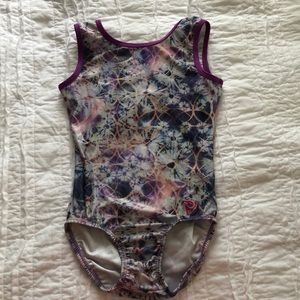 plum practice wear leotard
